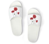 JiuPopular Pantuflas antideslizantes, deslizadores de cerdo de granja de dibujos animados rosa para hombres y mujeres, toboganes de ducha, Blanco Estilo 3, 38 2/3 EU