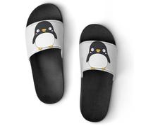 JiuPopular Pantuflas antideslizantes, deslizadores de pollito de cáscara de huevo para hombres y mujeres, toboganes de ducha, Estilo negro 1, 39 1/3 EU