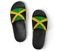 JiuPopular Pantuflas antideslizantes, deslizadores del alfabeto en lenguaje de señas para hombres y mujeres, toboganes de ducha, Estilo negro, 43.5 EU
