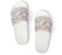 JiuPopular Pantuflas antideslizantes, deslizadores del alfabeto en lenguaje de señas para hombres y mujeres, toboganes de ducha, Blanco Estilo 5, 36 1/3 EU
