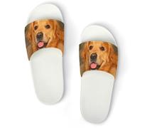 JiuPopular Pantuflas antideslizantes, diseño de ramo de narcisos para hombres y mujeres, toboganes de ducha, Blanco Estilo 4, 41 1/3 EU