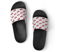 JiuPopular Pantuflas antideslizantes, huesos coloridos y deslizadores de patas para hombres y mujeres, toboganes de ducha, Estilo negro 3, 43.5 EU