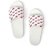 JiuPopular Pantuflas antideslizantes, huesos coloridos y deslizadores de patas para hombres y mujeres, toboganes de ducha, Blanco Estilo 3, 43.5 EU