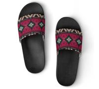 JiuPopular Pantuflas antideslizantes, pata de bulldog francés y deslizadores de perro para hombres y mujeres, toboganes de ducha, Estilo negro 5, 43.5 EU