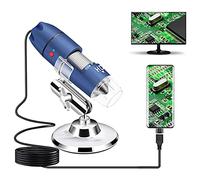 Jiusion 2K HD 2560x1440P Microscopio Digital USB para Teléfonos y Tabletas Android Windows Mac Linux, Aumento de 40X A 1000X Mini CáMara de con Endoscopio Adecuado para la Piel del Cuero Cabelludo