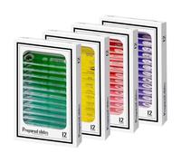 Jiusion 48Pcs Preparado Microscopio Diapositivas Especímenes Animales Insectos Plantas Flores Muestra Biológica, Estéreo Microscopio Diapositiva para Niños Estudiantes Iluminar Educati