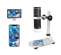Jiusion WiFi USB Microscopio Digital HD 50 a 1000x Aumento inalámbrico Endoscopio 8 LED Mini cámara con Soporte actualizado Estuche portátil, Compatible con iOS Android Windows Mac