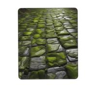 JIUTY Alfombrilla de ratón con borde cosido, base de goma antideslizante, lavable, para ordenadores y portátiles