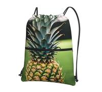 JIUTY Be a Pineapple - Mochila con cierre de cremallera, bolsa de hombro con cordón, ligera compacta para entrenamiento y sesiones