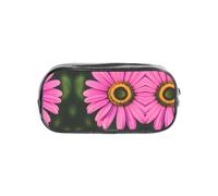 JIUTY Beauty Daisy 1 elegante estuche transparente con cremallera suave, bolsa de papelería multiusos para la escuela y la oficina