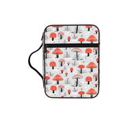 JIUTY Bolsa de mano con diseño de setas de dibujos animados con asa resistente, funda protectora para culto a la iglesia y peregrinación
