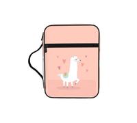 JIUTY Bolsa de mano con estampado de alpacas con asa resistente, funda protectora para culto a la iglesia y peregrinación