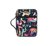 JIUTY Bolsa de mano con estampado de animales otomíes mexicanos con asa resistente, funda protectora para culto a la iglesia y peregrinación