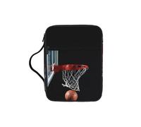 JIUTY Bolsa de mano de la Biblia impresa con asa resistente, funda protectora para culto a la iglesia y peregrinación