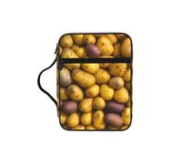 JIUTY Bolsa de mano impresa de la Biblia con asa resistente, funda protectora para culto a la iglesia y peregrinación