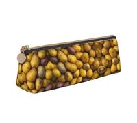 JIUTY Estuche escolar para lápices de muchas patatas, estuche pequeño con cremallera para lápices, bolígrafos, marcadores, maquillaje, monedas, White, Talla única, Organizador de bolsas