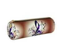 JIUTY Estuche morado para bolígrafos con cremallera, soporte para bolígrafos, para estudiantes, artistas, oficina, trabajo, escuela, White, Talla única, Organizador de bolsas