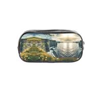 JIUTY Ireland Outdoors County Clare The Cliffs - Elegante estuche transparente con cremallera suave, bolsa de papelería multiusos para escuela y oficina