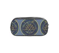 JIUTY Math Geometry Calculus - Elegante estuche transparente con cremallera suave, bolsa de papelería multiusos para escuela y oficina