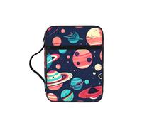 JIUTY Space Planets - Bolsa de mano impresa con asa resistente para llevar a la iglesia y peregrinación