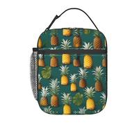 JIUTY Tropical Fruit Paradise - Bolsa térmica para el almuerzo, bolsa de almuerzo aislada, bolsa térmica portátil con cierre seguro