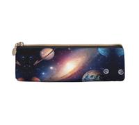 JIUTY Universe Galaxy - Estuche escolar para lápices, bolígrafos, marcadores, maquillaje, monedas, White, Talla única, Organizador de bolsas