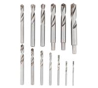 JIUWU 13 brocas de acero de tungsteno con punta de carburo cementado para taladro de metal YG de aleación para acero inoxidable cobre aluminio aleación de zinc 3 4 5 6 7 8 9 10 11 12 135 14 15 mm
