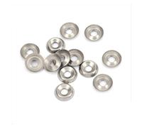 jiuxinyun 100 Uds arandelas cónicas tipo taza taza avellanada de acero inoxidable M3 M4 M5 M6 juntas huecas cóncavas-convexas (Size : M3x11x2.5)