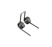 jiuxinyun Resorte de torsión doble Resorte de torsión resistente de 3 mm de acero con 4 bobinas(2pcs)