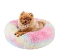 jiuzcare lionto Cama Tipo Donut para Perros y Gatos Ø 60 cm Mullida Cama Redonda para Medianos y Pequeñas, Color