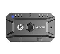 JIVIMOCO Bluetooth Hub USB 5.0 Convertidor de Teclado y Mouse con Cable a Adaptador de Concentrador InaláMbrico Compatible con 8 Dispositivos para Tableta, Computadora PortáTil, MóVil