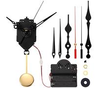 JIVIMOCO Reloj con Gatillo de PéNdulo de Cuarzo, Movimiento, Timbre, Mecanismo de MelodíA de, Kit de Reloj con 3 Pares de Manos