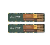 JIWA 2 x 100 Conos Pre-enrollados sin Blanquear - King Size Conos Pre-enrollados - Conos para Cigarrillos Pre-enrollados - Papel de Liar Pre-enrollado (109 mm) Con Filtro (26 mm)
