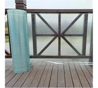 JIwqDY Planchas Transparentes Tejados, Placas de Policarbonato para Techos, Invernadero Panel Aislamiento Fibra de Vidrio, Marquesinas Exterior Terraza Jardín(0.5x4m)