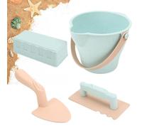 Jiwyunlu Juguetes De Infantiles,Pala, Moldes de y Juguete de Exterior - Kit para Construir Castillos en la | para Chicos Y Chicas De Más De 3 Años Orilla del Mar