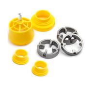 Jiwyunlu Kit De Roscador De Tubos,Juego De Herramientas De Roscado Para Fontanería,Retiro De Accesorios De Tuberías - Para Reparaciones De Fontanería Industrial Doméstica Mantenimiento