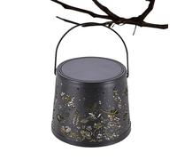 Jiwyunlu Lámpara con Botella de Vino | Impermeable Recargable Hierro Portátil,Lámpara Para Botella De Licor Con Proyección Hueca Luz Nocturna - para Jardín Terraza Dormitorio Sala Cocina Oficina Bar