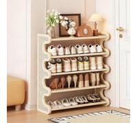 JixCJHj Estante Zapatero Estrecho, Estante para Zapatos，Zapatero Organizador， Armario Zapaters Abierto, Ahorra Espacio，Duradero，para Entradas, Dormitorios y Pasillos(White,80cm/31in)