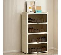 JixCJHj Estante Zapatero Estrecho, Estantes para Zapatos，Zapateros Organizador,con Funda de Tela,apilable，Ahorra Espacio - Duradero，para Salón, Pasillo, Entrada, Dormitorio(88cm/35in)