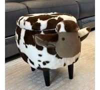 JixCJHj Faux Fur Vanity Stool Chair, Furry Makeup Stool Ottoman,con Espacio de Almacenamiento,con pies Antideslizantes,Mesa Auxiliar Pequeña para Sala de Maquillaje, Dormitorio(Multi-Colored)