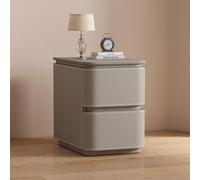 JixCJHj Mesitas de Noche Delgadas, mesita de Noches Estrecha，Mesa Auxiliar Lateral pequeña，con cajón，Patas de Madera Maciza，para Espacios pequeños, para Dormitorio, Sala de Estar(Gray,50cm/20in)