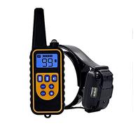 JIXIN Collar de adiestramiento para Perros con Control Remoto inalámbrico, Dispositivo de adiestramiento de Perros a Prueba de Agua para el hogar Collar de Perro Vibrante / 500 Metros de Alcance