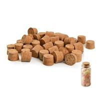 JIXLOUR - Puntas de corcho para tubos de ensayo y botellas, 120 unidades, diámetro de 12 mm, ideales para la conservación segura de muestras en laboratorios, talleres y proyectos de