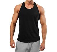 JiXuan Chaleco de Hombre Algodón Hombre Fitness Camisetas Sin Mangas Fitness Camisetas Hip Hop Camiseta Sin Mangas