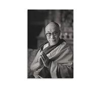 JIYAN Póster retro de los filósofos del siglo XXI, del Dalai Lama del Dalai Lama de 20 x 30 cm