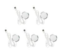 jiyaohui 5X Kit de lámpara LED DIY: Solo accesorios de hardware, sin piezas impresas en 3D, Proyecto de iluminación personalizada con luz brillante y ahorro de energía