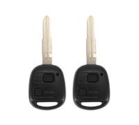 Jiyaohui - Carcasa de 2 botones para llave de mando a distancia para Yaris