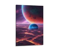 JIYAYCU Póster del espacio Cosmic Abyss Wonder - Lienzo decorativo (40 x 60 cm)