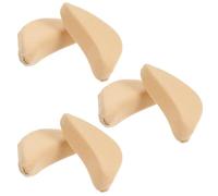 JIYIN 3 pares de rellenos de dedos, relleno de zapatos, unisex, transpirables, suaves, almohadillas para el antepié, relleno de zapatos para tacón alto, alivio del dolor de pies para mujeres y hombres