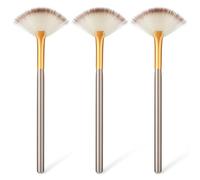 JIYIN 3 pinceles para máscara, pincel facial, cepillo de abanico, cosmético, cepillo facial, aplicador de ácido para crema facial de barro